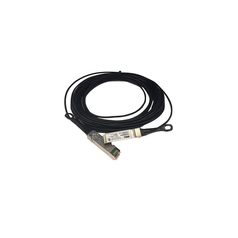 Dell Networking, Cable, SFP+ to SFP+, 10GbE, Active Optical (Optics included) Cable,5 Meter, Customer Kit