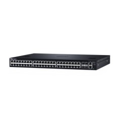 Dell Networking S3048-ON, 48x 1GbE, 4x SFP+ 10GbE ports,  Stacking, PSU to IO air, 1x AC PSU, DNOS 1