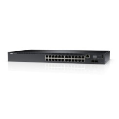 Dell Networking N2024 L2 24x 1GbE + 2x 10GbE SFP+ fixed ports Stacking IO to PSU airflow AC