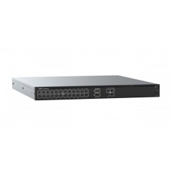 Dell EMC Switch S4128F-ON, 1U, PHY-less, 28 x 10GbE SFP+, 2 x QSFP28, IO to PSU, 2 PSU, OS10
