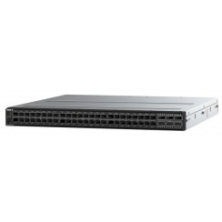 Dell EMC S5048F-ON Switch, 48x 25GbE SFP28, 6x 100GbE QSFP28, IO to PSU airflow, 2x PSU, OS9