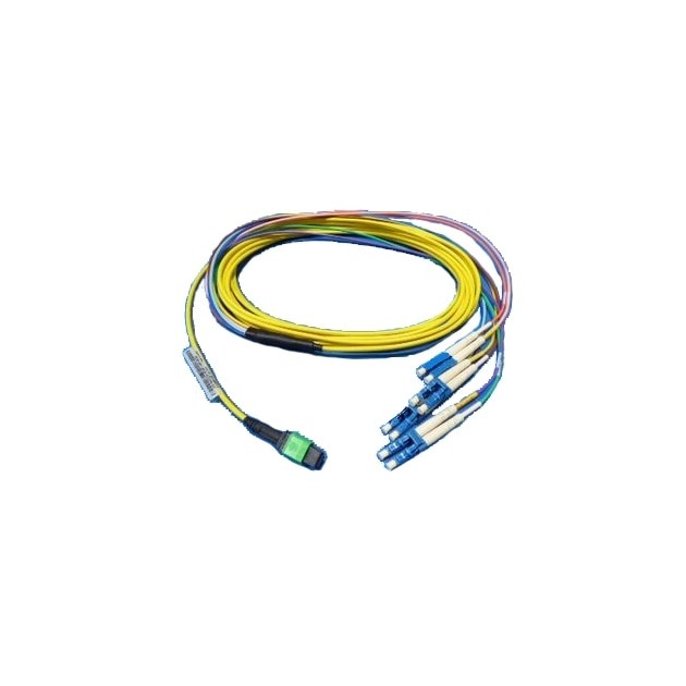 Dell Networking Cable 40GbE Single Mode Fiber MTP to 4xLC  5 Meter(QSFP SFP+ optics required not included) Cust Kit