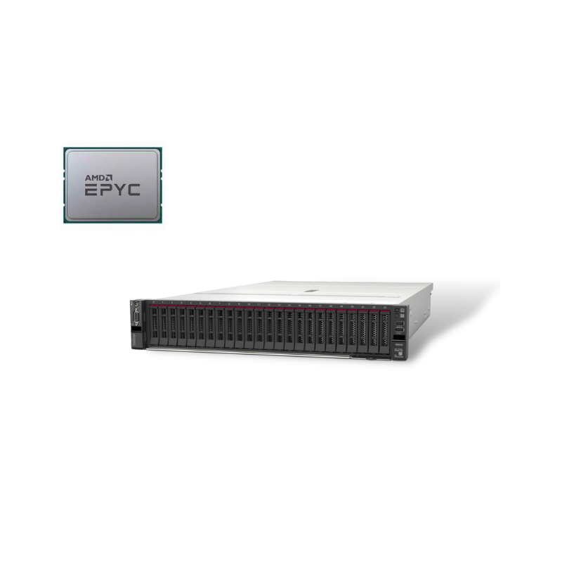 ThinkSystem SR665  1xAMD EPYC Rome 8C 155W 3.2GHz 155W  1x32GB 2Rx4  ThinkSystem Raid 940-8i 4GB Flash PCIe Gen4 12Gb Adapter  1