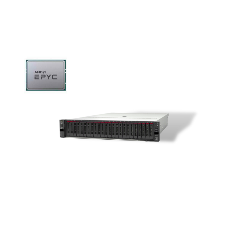 ThinkSystem SR665  1xAMD EPYC 7302 16C 155W 3.0GHz 155W  1x32GB 2Rx4  ThinkSystem Raid 940-8i 4GB Flash PCIe Gen4 12Gb Adapter  