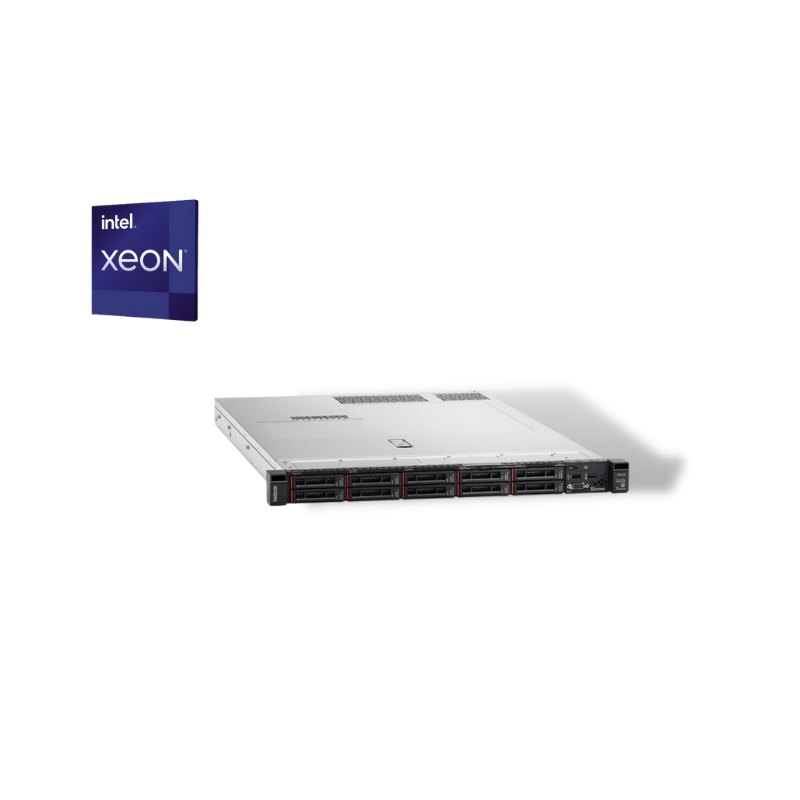 SR630 Xeon Silver 4215R (8C 3.2GHz 11MB Cache/130W) 32GB 2933MHz (1x32GB, 2Rx4 RDIMM), O/B, 930-8i, 1x750W, XCC Enterprise, Tool